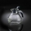 CAFÉ BREW COLLECTION High End Borosilicate Glass Stove Top Whistling Tea Kettle Best BPA Free Kettle Best Heat Resistant Glass Tea Kettle 12 Cup Stovetop Glass Whistling Tea Kettle by Medelco