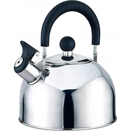 J&V TEXTILES Stainless Steel Whistling Tea Kettle 2.5-Quart
