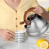 Whistling Tea Kettle For Stove top: Stainless Steel Tea Kettle Stovetop With Stay Cool Handle 3 Quarts Stove Top Teapot Kettle For All Stovetops By Kitchsavvy