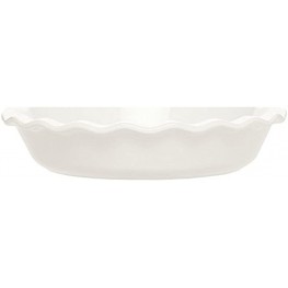 Emile Henry Made In France 9 Inch Pie Dish White