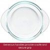 Pyrex Plate 2pk Deep 9.5 Pie Baking Dish 9.5in Clear