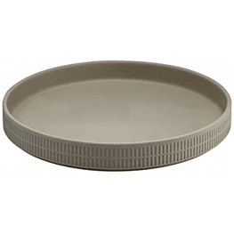 Fairmont & Main Raw 23cm Dish Pebble Ceramic Beige 23 x 23 x 3 cm