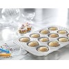 USA Pan American Bakeware Classics 12 Cup Cupcake and Muffin Baking Pan Aluminized Steel