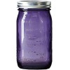 Ball Jar with Lid and Band Pick Your Size and Color Purple Wide Mouth Quart 32 oz.