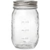 Ball Pint Jar with Lids and Bands Regular Mouth,16-oz 2-Pack