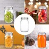 Mason Jars 32 oz EAXCK 4 Pack Wide Mouth Glass Jars with Lids Extra Labels and Marker Ideal for Meal Prep Food Storage Preserving Drinking DIY Projects