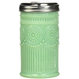 Tablecraft Sugar Shaker with Stainless Steel Top 3.0625 x 5.75 Green