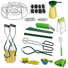 54pcs Home Canning Kit for Canning Pot Canning Supplies for kitchen supplies Canning Jar Lifter Tongs and Canning Lid Lifter A Good Set of Canning Accessories Equipment A