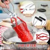 Canning Kits Jar Lifter Canning Jars Set Canning Funnel Canning Tongs With Heat Resistant Handles Stainless Steel Bubble Measurer Remover Tool for Canning Rack Mason Pot Wide-Mouth Red-9 pack