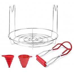 Canning Rack Kits-Canning Jar Rack Canning Funnel and Canning Lifter