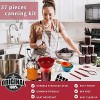 Canning Supplies Starter Kit Home Canning Kit Tools Set for 37PCS Kitchen Durable and Comfortable Material Non-Slip and Easy to Control When in Use A Good Set of Canning Accessories Equipment.