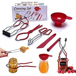 Canning Supplies Starter Kit Home Canning Kit Tools Set for 37PCS Kitchen Durable and Comfortable Material Non-Slip and Easy to Control When in Use A Good Set of Canning Accessories Equipment.