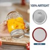[ 168 Count REGULAR ] Mouth Canning Lids for Mason Jars Split-Type Metal Lid for BALL KERR Jar Airtight Sealed Food Grade Material