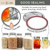 50-Count Canning Lids Regular Mouth | Regular Mouth Mason Jar Lids for Ball and Kerr | Canning Jar Lids Regular Mouth With Secure Leak-Proof Sealing 70mm 50 Lids