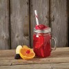 Ball Mason Jar Sip & Straw Lids Set – BPA-Free & Dishwasher Safe Great for Toddler Kids & Adult Drinks Fits Regular Mouth Jars Reusable Set of 4 Red Blue Purple – 3 Pack