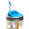 Ball Mason Jar Sip & Straw Lids Set – BPA-Free & Dishwasher Safe Great for Toddler Kids & Adult Drinks Fits Regular Mouth Jars Reusable Set of 4 Red Blue Purple – 3 Pack