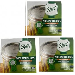 Ball Wide Mouth Lids 3 Dozen or a Total of 36 Canning Preserving Wide Lids Lids Only No Bands or Rings With this Offer