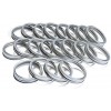 Snertz 24 Pcs Wide Mouth Mason Jar Canning Bands 86mm Reusable Replacement Leak Proof Seal Tight Silver Tinplate Rings.