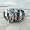 TYESMER 20pcs Rust Resistant Silver Mason Jar Replacement Rings,87mm Wide Mouth Mason Jar Bands Silver Canning Jar Band for Mason Jar,Canning Lids,Storage 87mm Wide Mouth,20pcs
