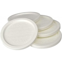 Weck JAR 5 Pack Keep Fresh Plastic LIDS 5 Pack Medium = 3 1 8" 80mm Opening Fits Models 751 900 901 908 976 996
