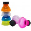 Wtcynla 18 Pack Colorful Can Covers Reusable Can Bottle Tops Lids