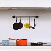 WILLOR 20.5 Pot Rack Wall Mounted Hanging Pot and Pan Rack Detachable Kitchen Utensils Hanger with 8 S Hooks