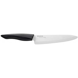 Kyocera FZ-180 WH-BK Ceramic Knife 7" WHITE