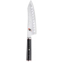 Miyabi Kaizen Hollow Edge Rocking Santoku Knife 7-inch Multi
