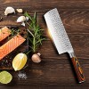 Nakiri Knife Little Cook Japanese Chef Knife High Carbon German Stainless Steel vegetable cleaver Kitchen knife Ergonomic Pakkawood Handle