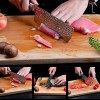 Nakiri Knife Little Cook Japanese Chef Knife High Carbon German Stainless Steel vegetable cleaver Kitchen knife Ergonomic Pakkawood Handle