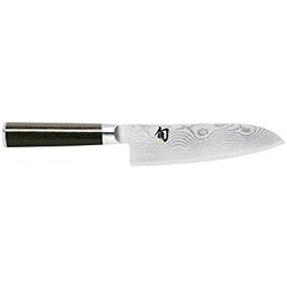 Shun Classic 5.5-Inch Santoku Kitchen Knife Handcrafted in Japan Small to Medium Sized 5.5 Inch Silver