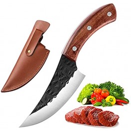 Viking Knife Japanese Meat Cleaver Knives Forged Boning Knife with Sheath and Gift Box High Carbon Steel Japaknives Husk Chef Knives for Kitchen or Camping