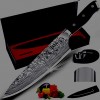 MOSFiATA 6 Boning Knife Sharp Kitchen Cooking Knife with Finger Guard and Knife Sharpener German High Carbon Stainless Steel EN1.4116 Chef’s Knife with Micarta Handle and Gift Box