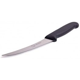 THE SMITHFIELD Samprene The 6 Inch Curved Boning Knife-Black Polyproplene One Size