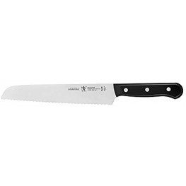 HENCKELS Solution Bread Knife 8-inch Black Stainless Steel