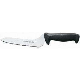Mundial 7-Inch Offset- Serrated Edge Sandwich Knife Black