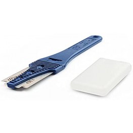 Mure & Peyrot Professional Bread Lame Dough Scoring Tool Made in France Model Landaise Straight-Edge Dough Blade Includes One Protective Cover and One Blade