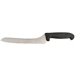 Offset Bread Knife Cozzini Cutlery Imports 9 in. Blade Choose Your Color Home and Commercial Kitchen Black