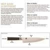 Shun DM-0705 Classic 9” Bread Knife with VG-MAX Steel Serrated Edge and Ebony PakkaWood Handle 9 Silver