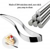 2Pcs Stainless Steel Cake Server Cake Pastry Desert Slicer Cutter Perfect for Cakes Pies Pastries and desserts Birthday Cake Serving Set Gadget