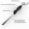 Electric Carving Knife with 8 Inch Serrated Stainless Steel Blade and Comfort Grip Handle By Classic Cuisine For Slicing Turkey Meat and More