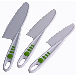 Curious Chef Children's 3-Piece Nylon Knife Set