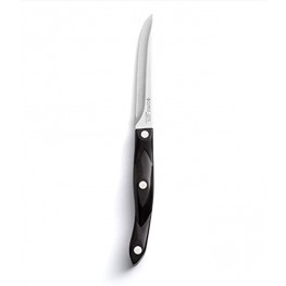 CUTCO Model 1721 Trimmer with 4 7 8" High Carbon Stainless blade and 5 1 8" classic dark brown handle often called "black" in factory-sealed plastic bag.