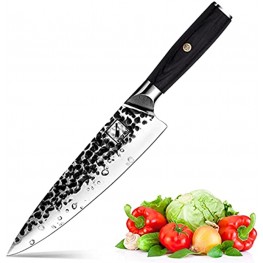 Japanese Chef Knife imarku 8 Inch Professional Kitchen Butcher Knife High Carbon German Stainless Steel Handmade Forged Super Sharp Cooking Knife for Vegetable and Meat Cutting