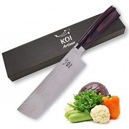 KOI ARTISAN Utility Chef Knife | Razor Sharp Blade Professional Fruits & Vegetable Kitchen Knife | High Carbon Stainless Steel Traditional Japanese Style Build Knives | Stain & Corrosion Resistant | 7