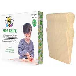 Wood Kids Knife Safe Kitchen Tool for Kids Cooking