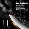 ZENG Butcher Knife Hand Forged Boning Knife with Sheath High Carbon Steel Fillet Chef Knife Meat Cleaver Knife for Kitchen Camping BBQ