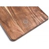 BILL.F Wood Cutting Board Rectangular Wooden Chopping Board Acacia Cheese Boards Serving Board Wood Charcuterie Board with Handle 18.5 x 6.7 Inches