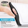 Cutting Boards for Kitchen Extra Large Plastic Cutting Board Dishwasher Chopping Board Set of 3 with Juice Grooves Easy Grip Handle Black Kikcoin
