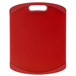 Farberware Nonslip Plastic Cutting Board 11-Inch-by-14-Inch Red